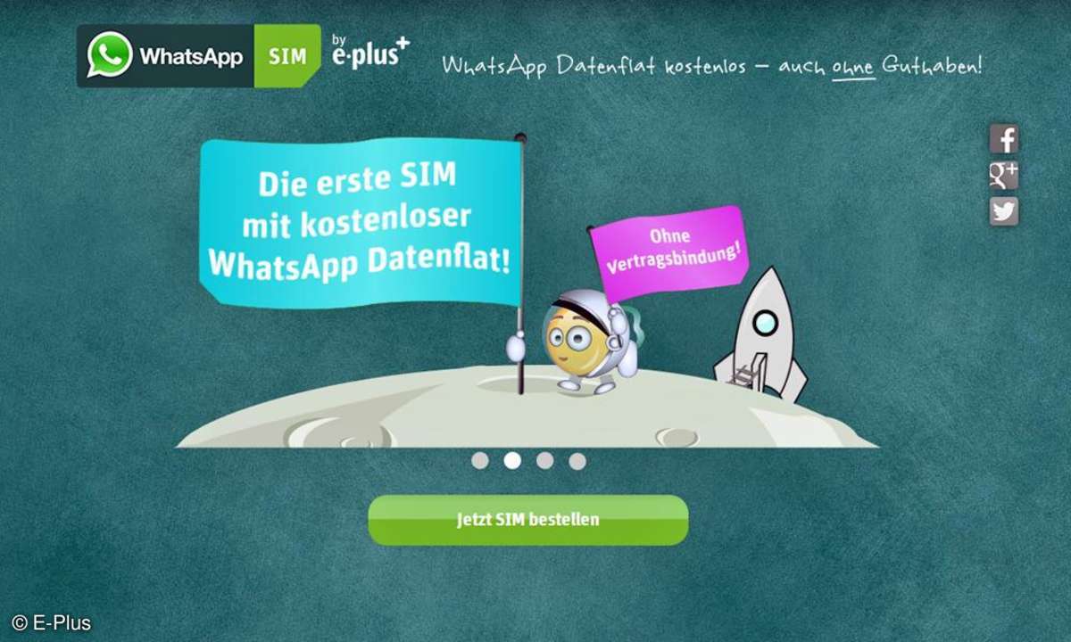 E-Plus,WhatsApp,Datenflat