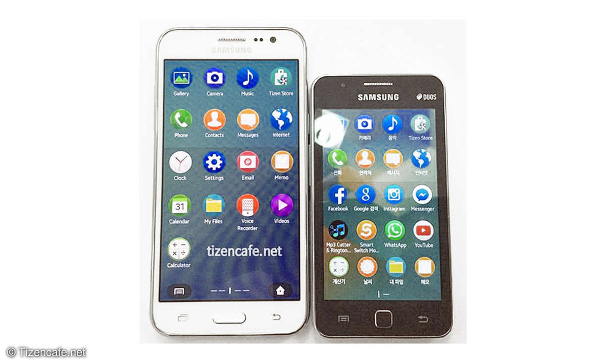 Samsung Z1 und Samsung Z3
