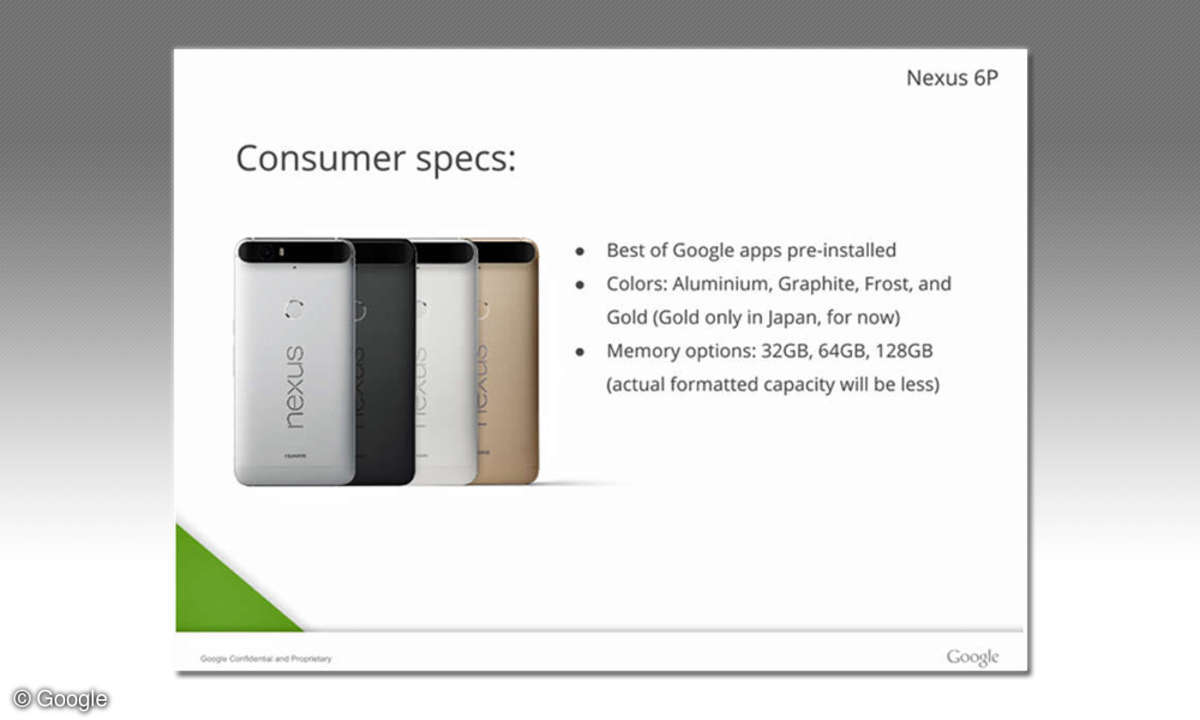 Google Nexus 6P Präsentation