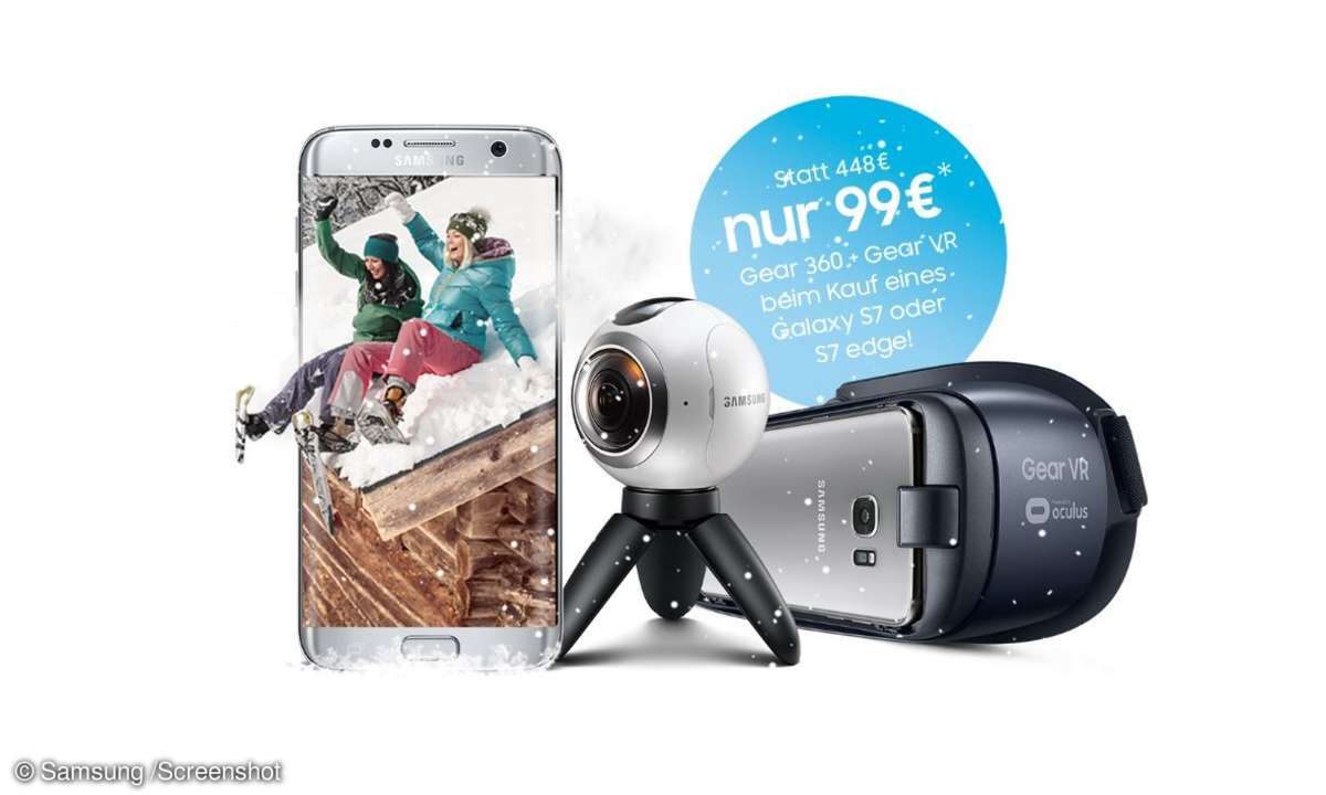 Samsung-Angebot: Galaxy S7 (Edge) +  Gear VR und Gear 360