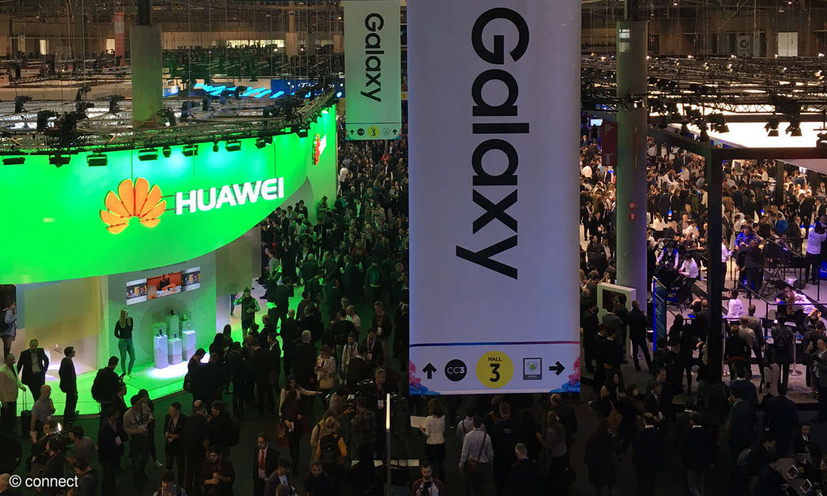 MWC 2017: Samsung und Huawei