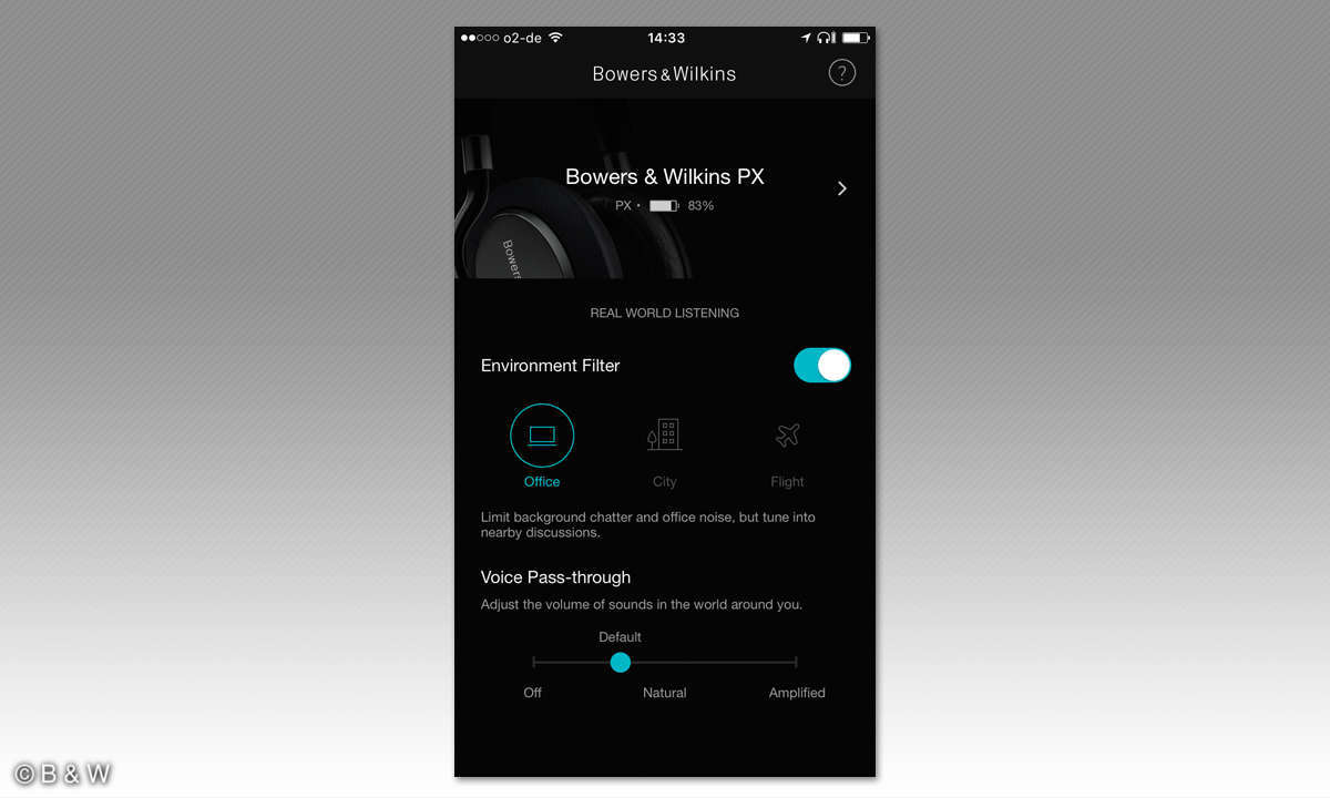 B & W PX App