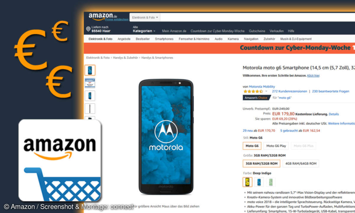 Amazon-Angebot Moto G6