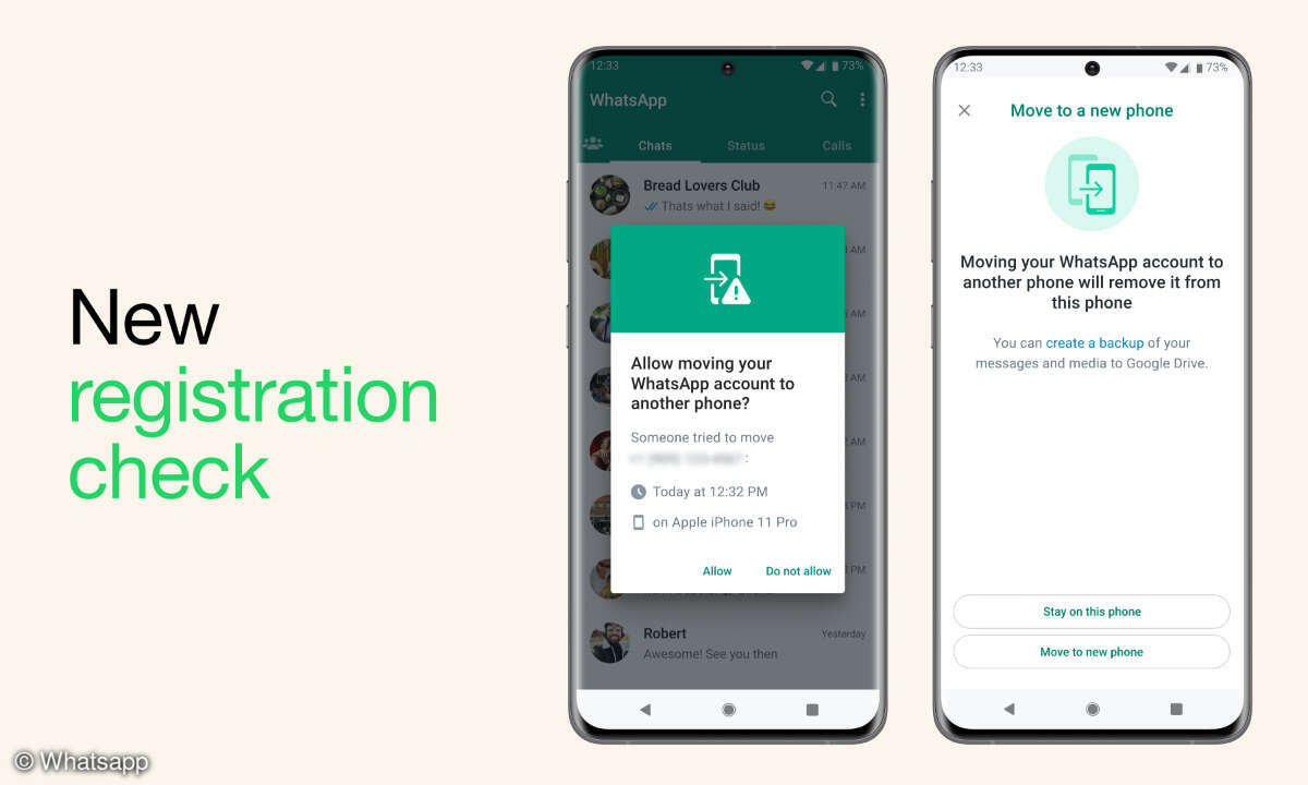 Whatsapp Sicherheit Registrierung