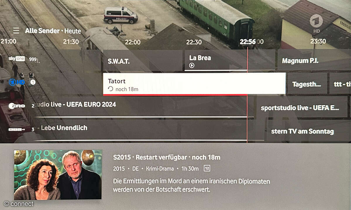 Vodafone GigaTV Net im Test: Screenshot EPG