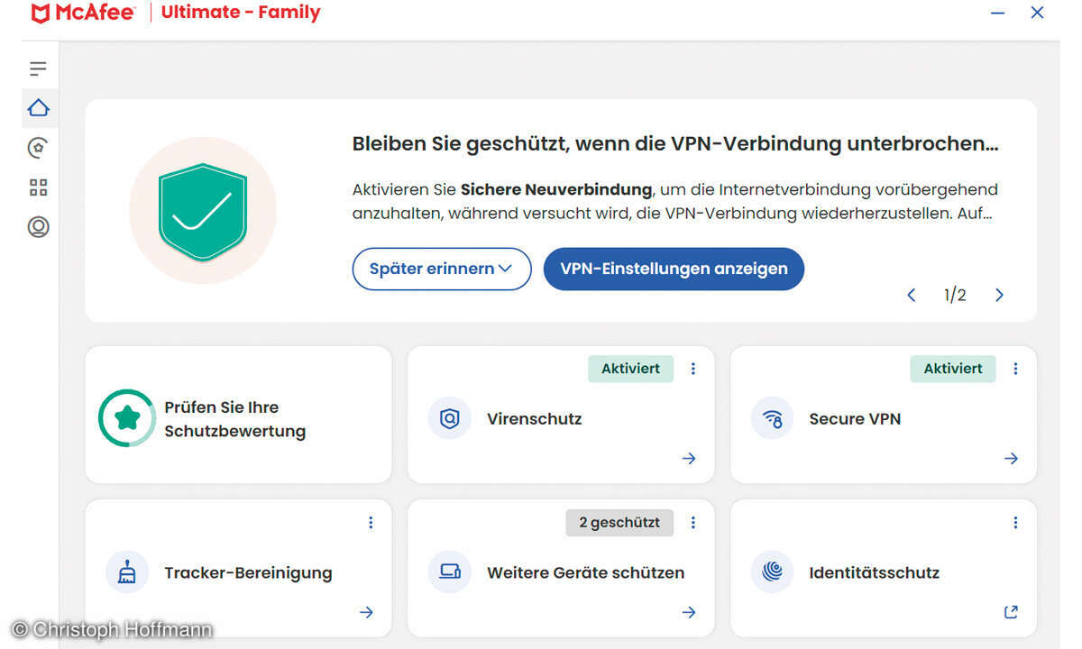 Security-Suiten 2025 im Test: McAfee+ Ultimate