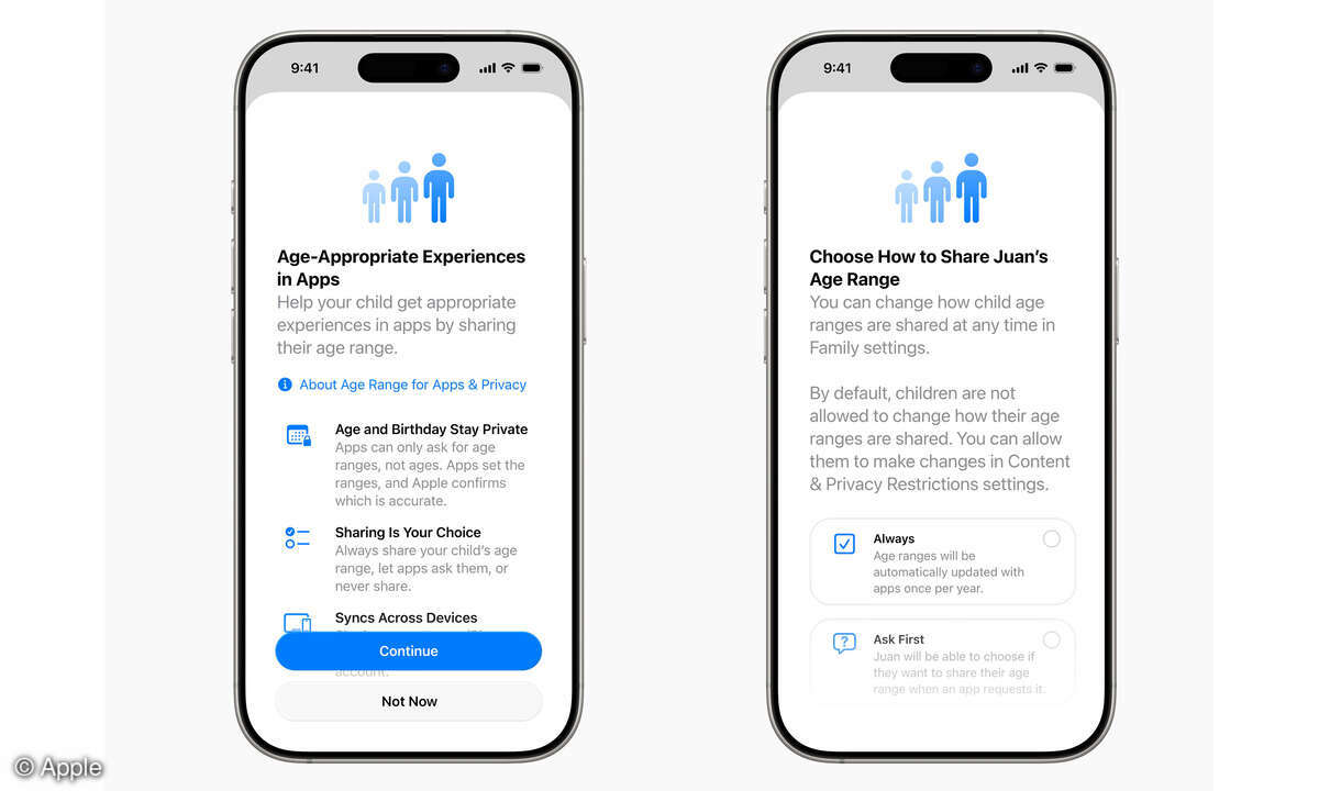 Apple iOS 26 Kindersicherheit