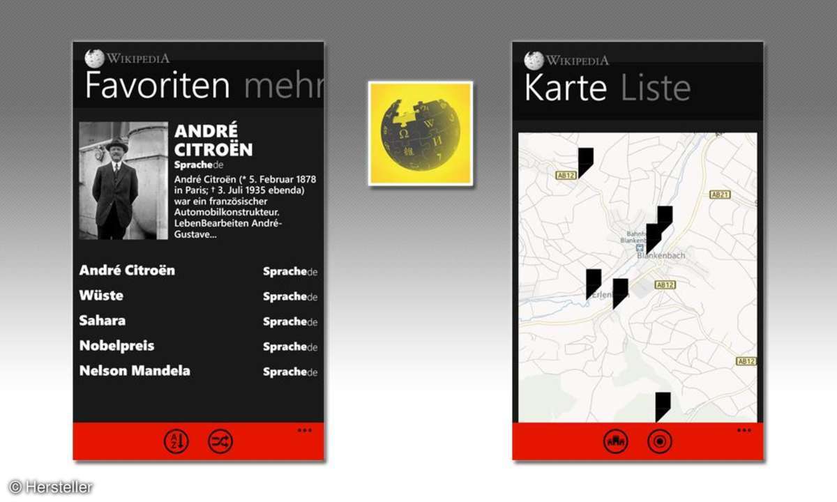 Wikipedia für Windows Phone