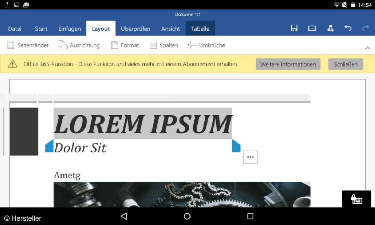 Microsoft Word App
