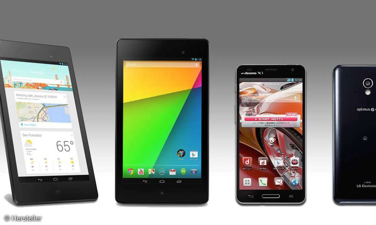 Google Nexus 7, LG Optimus G Pro
